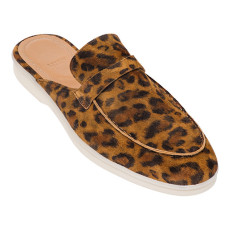 Жіночі мюлі Suede Mule Loafer леопардові