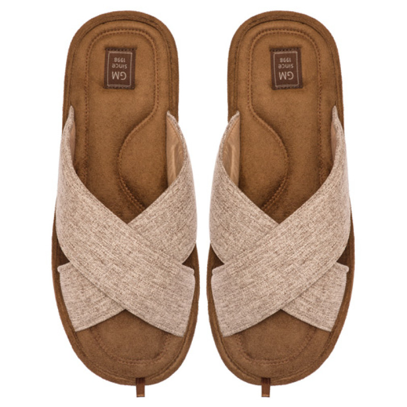 Домашние тапочки мужские Фаворит бежевый 4823043358176Beige