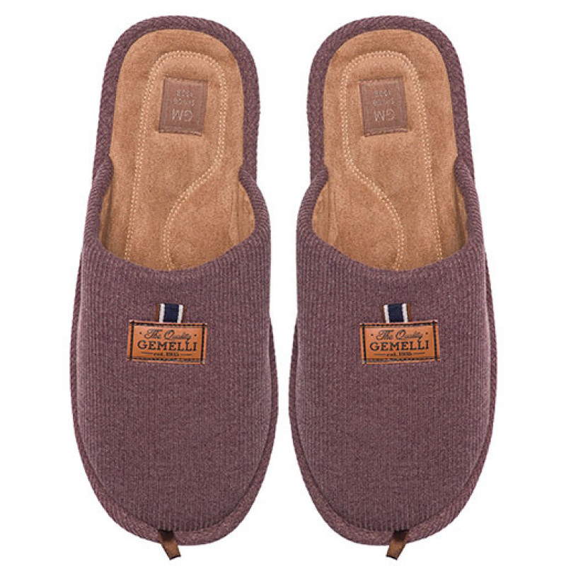 Домашние тапочки мужские Селим коричневый 4823043358299Brown