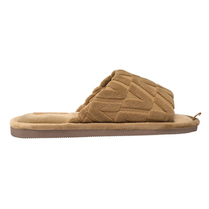 Жіночі домашні капці Абетка коричневий 4823043346227-brown