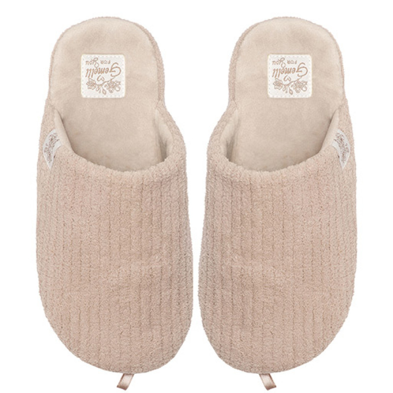 Женские домашние тапочки Элегант 2 бежевый 4823043356943Beige
