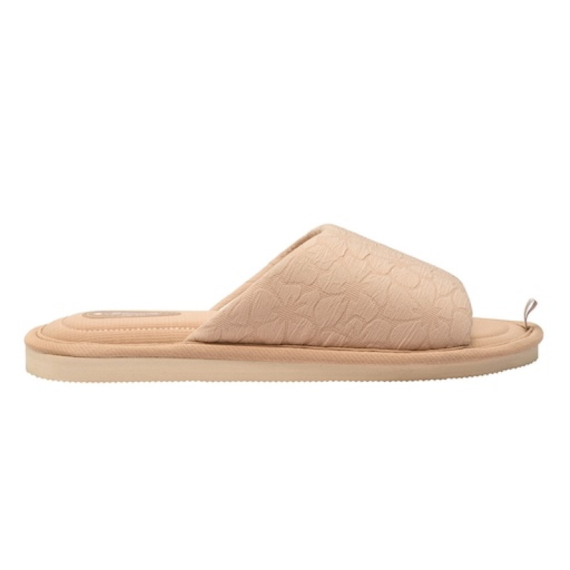 Женские домашние тапочки Фиалка бежевый 4823043346814-beige
