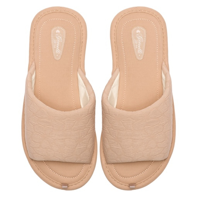 Женские домашние тапочки Фиалка бежевый 4823043346814-beige