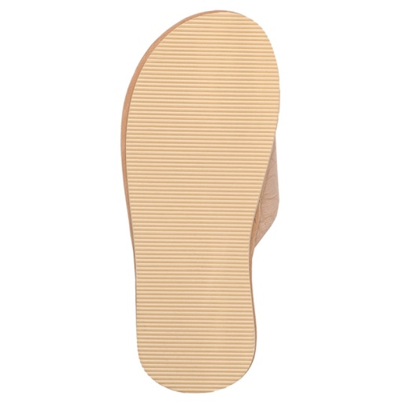 Женские домашние тапочки Фиалка бежевый 4823043346814-beige