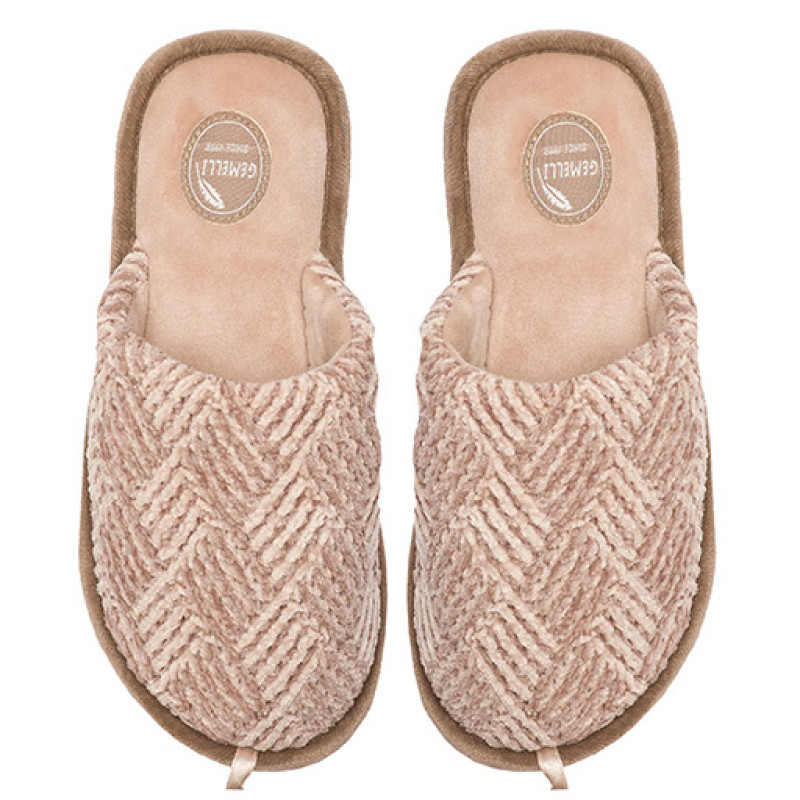 Женские домашние тапочки Жако бежевый 4823043356868Beige