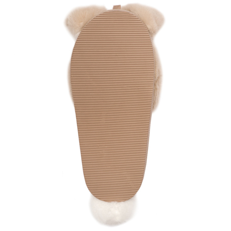 Женские домашние тапочки Кроленя бежевый 4823043347002Beige