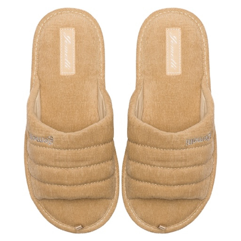 Женские домашние тапочки Лилия бежевый 4823043346272-beige