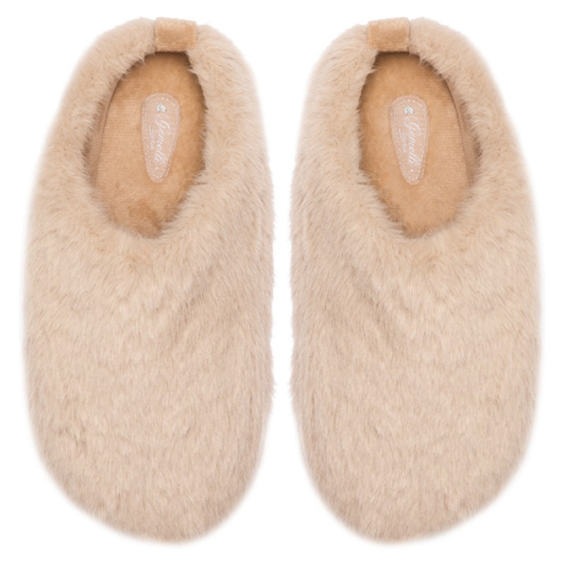 Жіночі домашні капці Міледі бежевий 4823043347040Beige