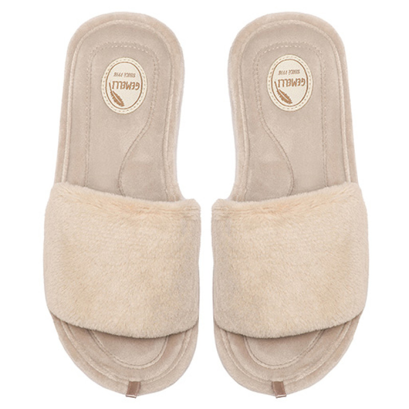 Жіночі домашні капці Мілка бежевий 4823043356851Beige