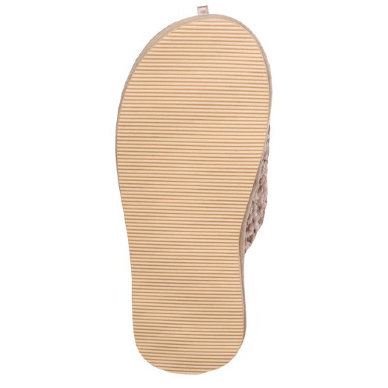 Жіночі домашні капці Оксамит бежевий  4823043347033-beige