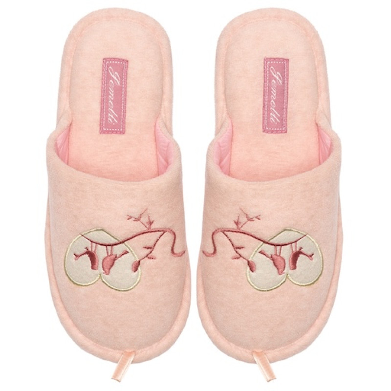 Женские домашние тапочки Пташка розовый 4823043346739-pink