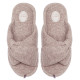 Женские домашние тапочки Вузлик бежевый 4823043356905Beige